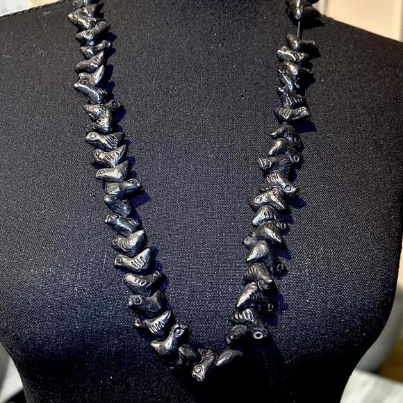 Barro Negro Bird Mexican Fetish Necklace